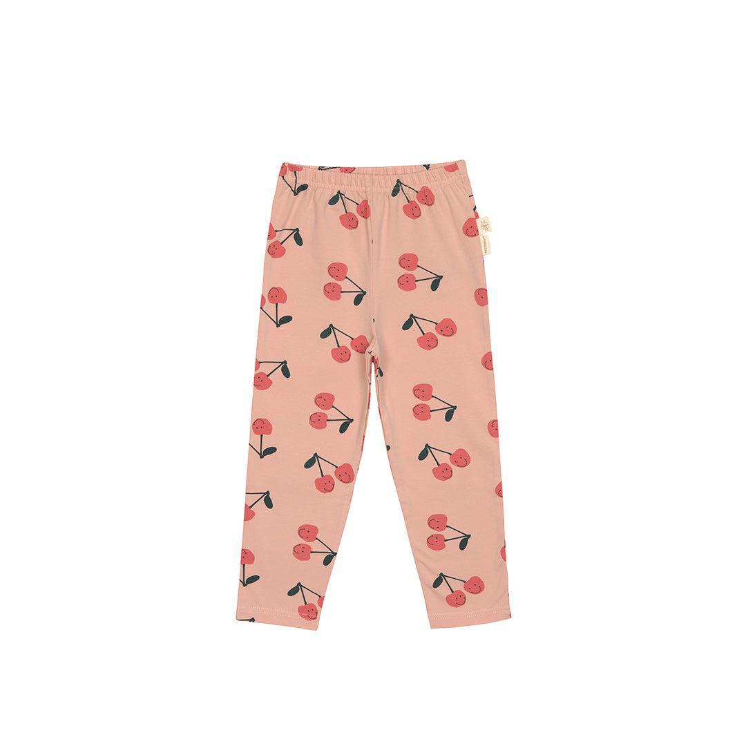 Lassig Leggings Jersey GOTS - Cherry Peach-Trousers-Cherry Peach-7-12m | Natural Baby Shower
