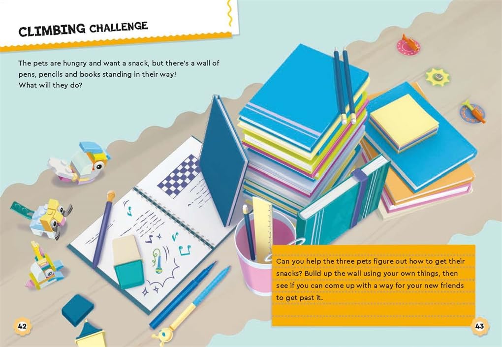 ليغو - حيوانات أليفة صغيرة مع شخصيات: فنون البناء والطي اليدوية