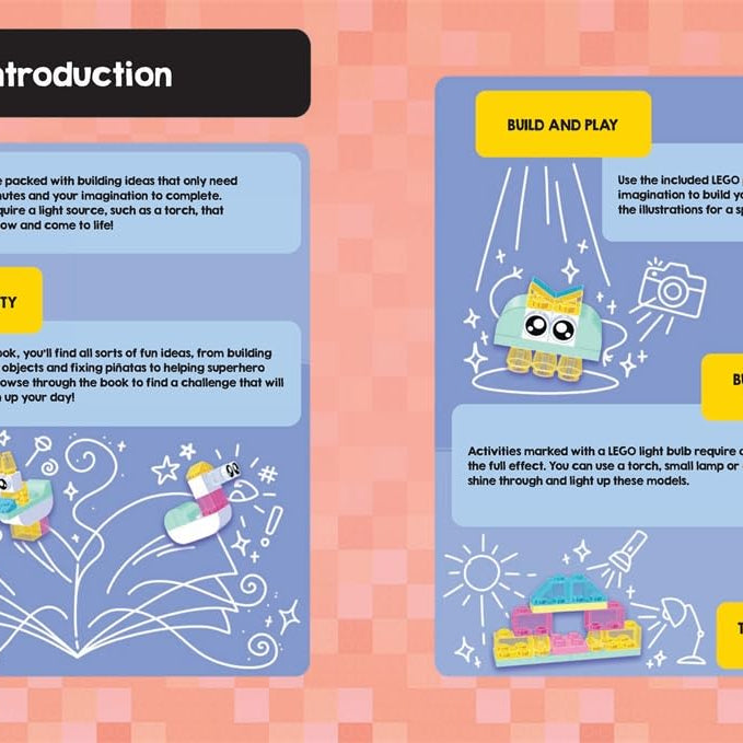 ليغو - ليغو® كلاسيك: كتاب نشاطات باللغة الإنجليزية مع هياكل مدتها 5 دقائق ولعبة شخصيات