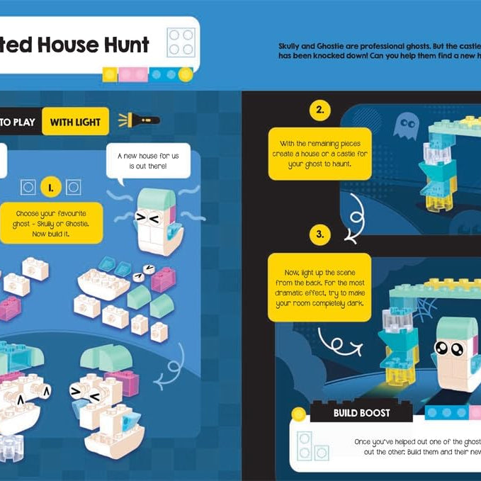 ليغو - ليغو® كلاسيك: كتاب نشاطات باللغة الإنجليزية مع هياكل مدتها 5 دقائق ولعبة شخصيات