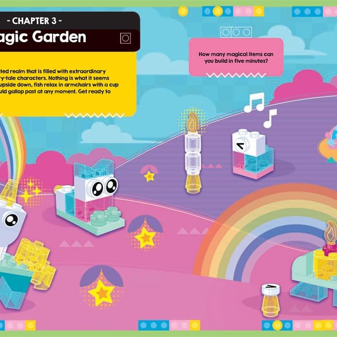 ليغو - ليغو® كلاسيك: كتاب نشاطات باللغة الإنجليزية مع هياكل مدتها 5 دقائق ولعبة شخصيات