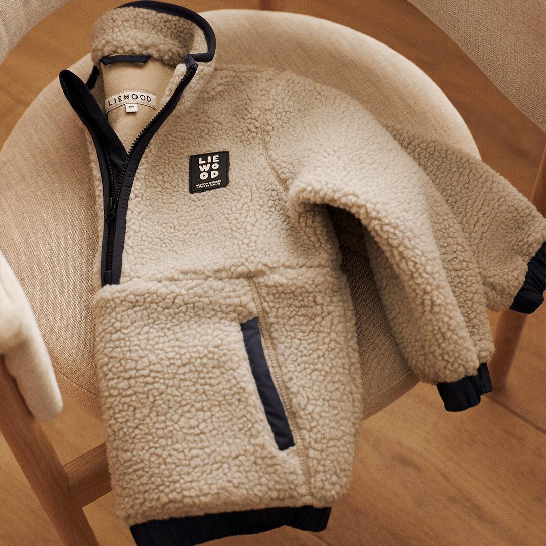 Liewood Balou Pile Sweatshirt - Mist-Jumpers + Sweatshirts-Mist-104 | Natural Baby Shower