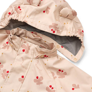 Liewood Manu Rainwear Set - Butterfly / Apple Blossom-Clothing Sets-Butterfly / Apple Blossom-80 | Natural Baby Shower