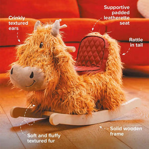 Little Bird Told Me - Rocking Highland Cow - Hubert-Rockers-Hubert-9m+ | Natural Baby Shower