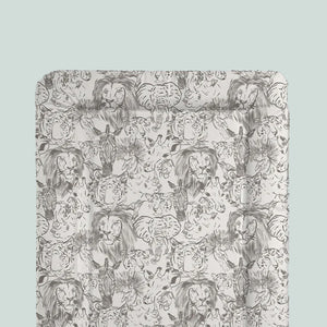 The Little Bumble Co. Standard Changing Mat - Safari Animal Faces-Changing Mats-Safari Animal Faces- | Natural Baby Shower