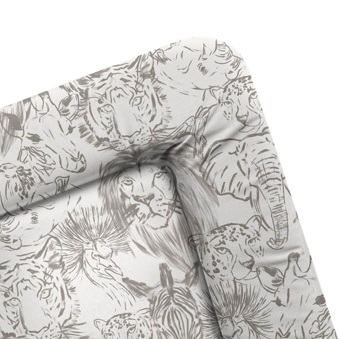 The Little Bumble Co. Standard Changing Mat - Safari Animal Faces-Changing Mats-Safari Animal Faces- | Natural Baby Shower