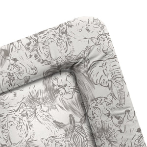 The Little Bumble Co. Standard Changing Mat - Safari Animal Faces-Changing Mats-Safari Animal Faces- | Natural Baby Shower