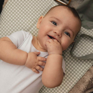 Mama Shack Foldable Travel Changing Mat - Sage Green Gingham-Travel Changing Mats-Sage Green Gingham-One Size | Natural Baby Shower