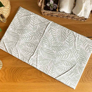 Mama Shack Travel Changing Mat - Linear Leaf / Sage-Travel Changing Mats- | Natural Baby Shower