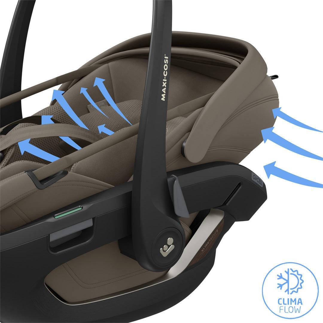 Maxi-Cosi Coral Slide Pro - Oak Truffle-Car Seats-Oak Truffle- | Natural Baby Shower