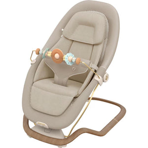 Maxi-Cosi Dove Pro Baby Bouncer - Elegance Beige-Baby Bouncers-Elegance Beige-With Toy Bar | Natural Baby Shower