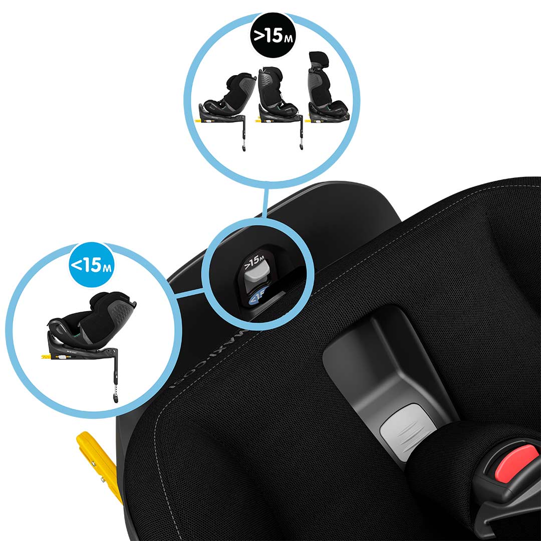 Maxi-Cosi Emerald 360 Pro Car Seat - Authentic Black-Car Seats-Authentic Black- | Natural Baby Shower