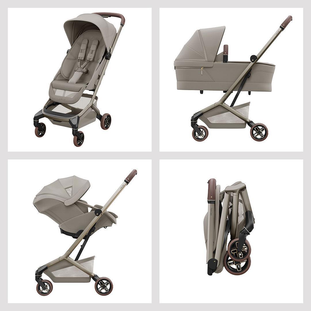 Maxi-Cosi Fame Cabin Stroller - Sapphire Sand-Strollers-Sapphire Sand-Without Cabin Cot | Natural Baby Shower