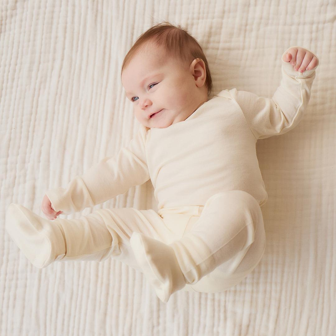 Merino Kids Merino Legging - Natural-Leggings-Natural-0-3m | Natural Baby Shower