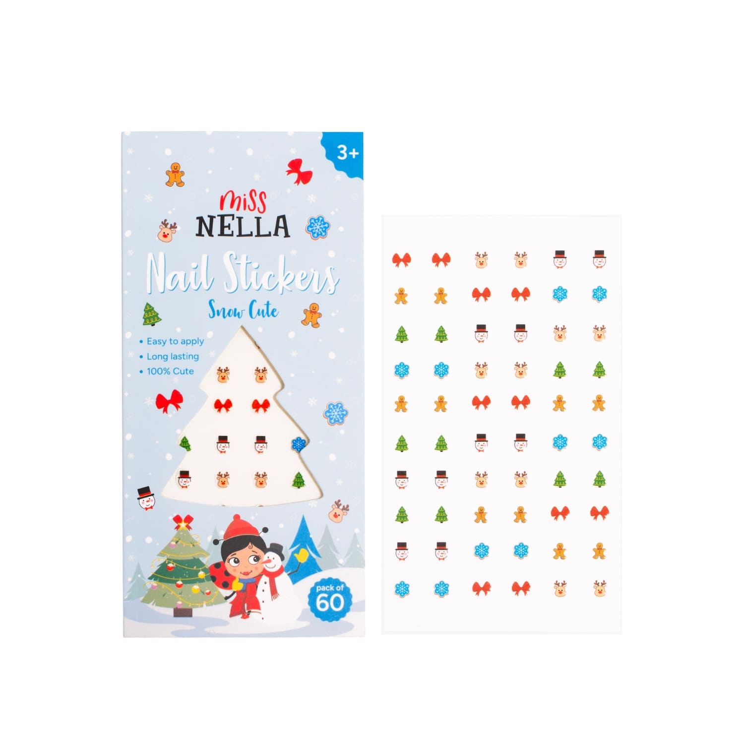 Miss Nella - Kış Temalı Tırnak Çıkartmaları