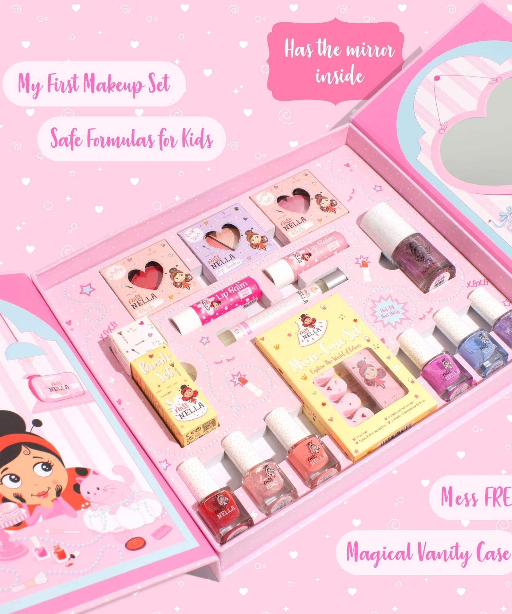 ميس نيلا - طقم مكياج طبيعي غير سام