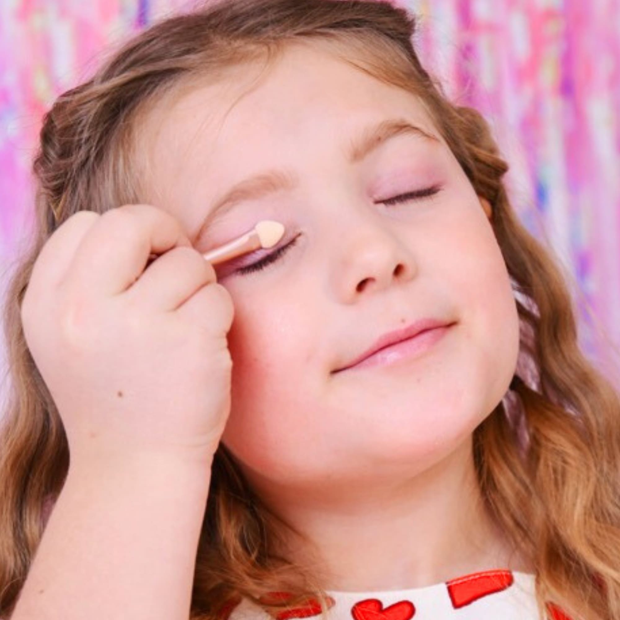 ميس نيللا - ظلال عيون للأطفال غير سامة وردي مزدوج 2 قطع