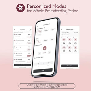 Momcozy M9 Double Breast Pump - Pink / White-Breast Pumps-Pink / White- | Natural Baby Shower