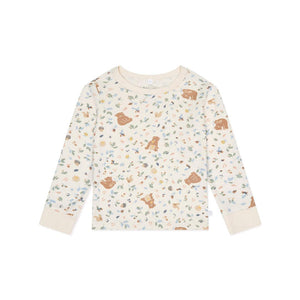 MORI Bear Print Pyjamas - Honey Bear Print-Pyjamas- | Natural Baby Shower