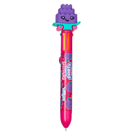 Smiggle - Smigglets 8 Renkli Gökkuşağı Tükenmez Kalemi-Dinossi