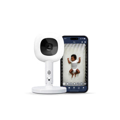 Nanit Pro Camera + Flex Stand Duo - White-Baby Monitors-White- | Natural Baby Shower