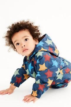 Next - Polar Astarlı Yıldız Desenli Çocuk Yağmurluğu - 5-6 Yaş