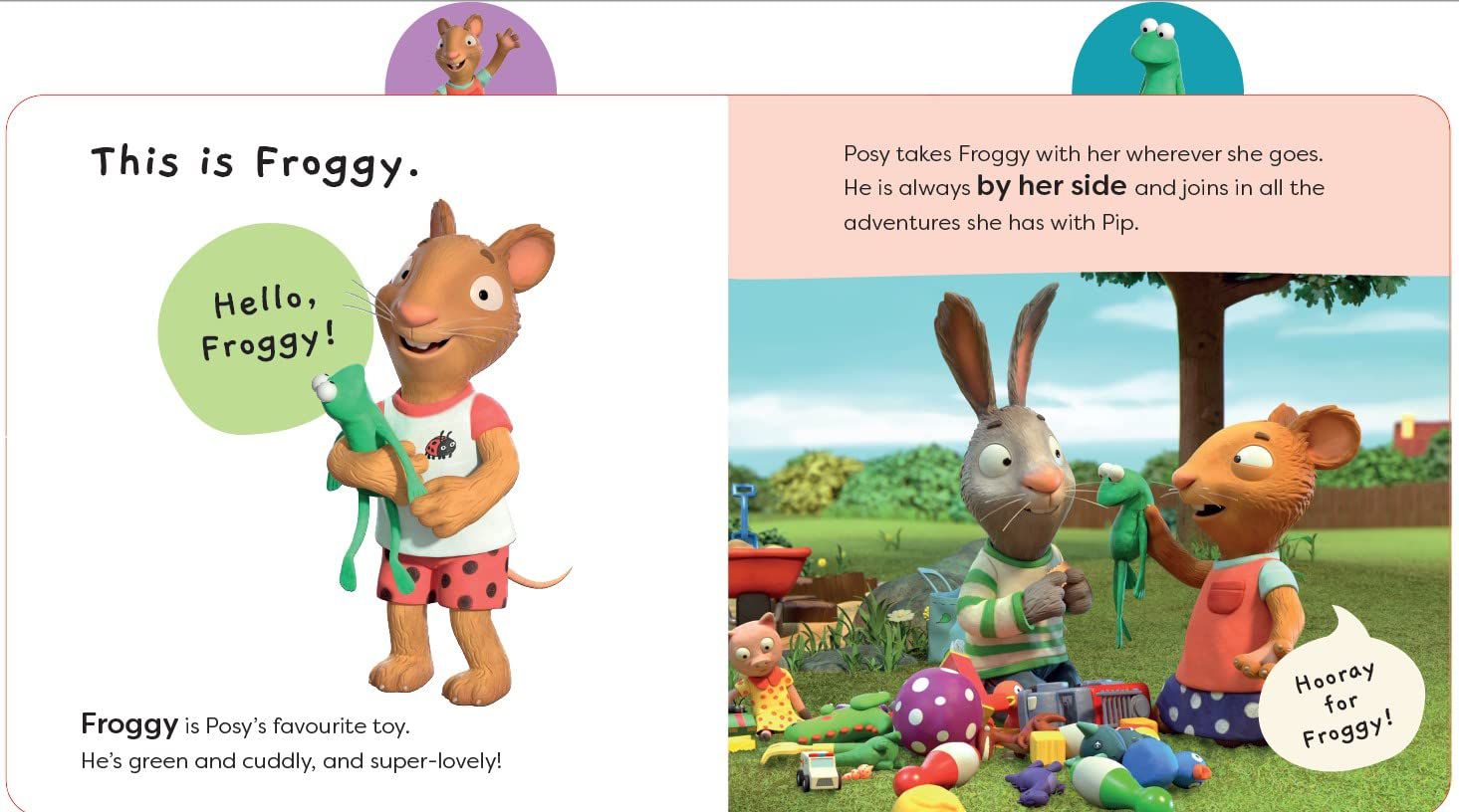 Nosy Crow - İngilizce Pip ve Posy: Favori Şeyler Kitap