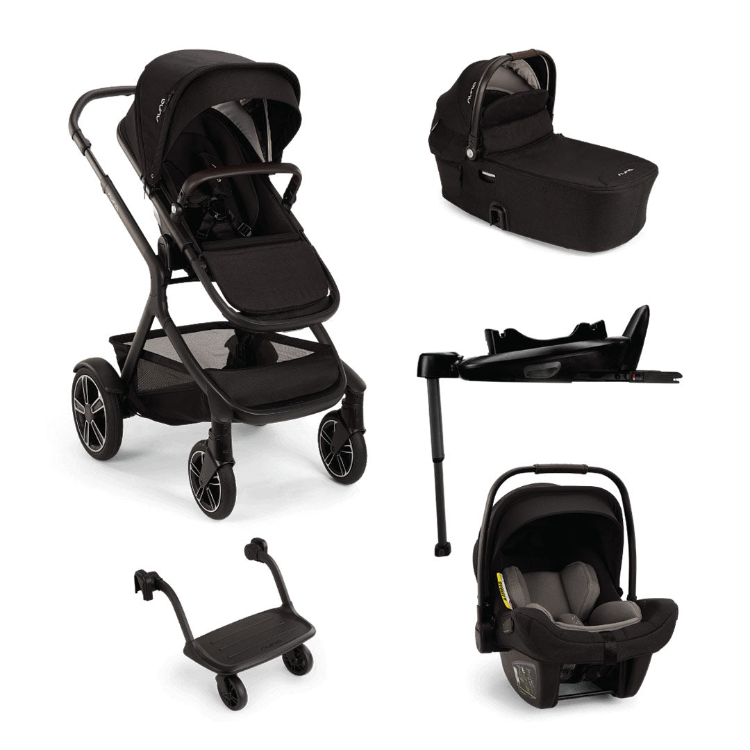 Nuna DEMI Next + PIPA Next Travel System - Caviar-Travel Systems-Caviar- | Natural Baby Shower