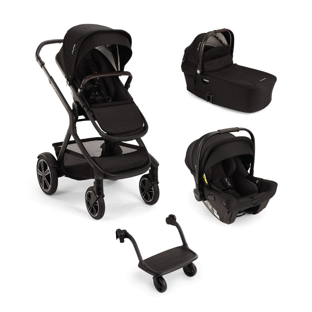 Nuna DEMI Next + PIPA Urbn Travel System - Caviar-Travel Systems-Caviar- | Natural Baby Shower