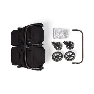 Nuna TRVL DUBL Pushchair - Caviar-Strollers-Caviar- | Natural Baby Shower