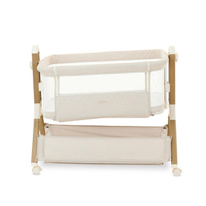 Obaby Cloud Bedside Crib - Oatmeal-Bedside Cribs-Oatmeal-Crib | Natural Baby Shower