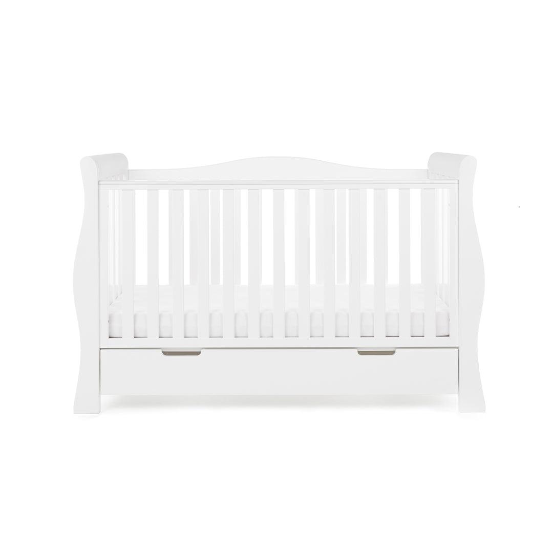 Obaby Stamford Luxe 3 Piece Room Set - White-Nursery Sets- | Natural Baby Shower