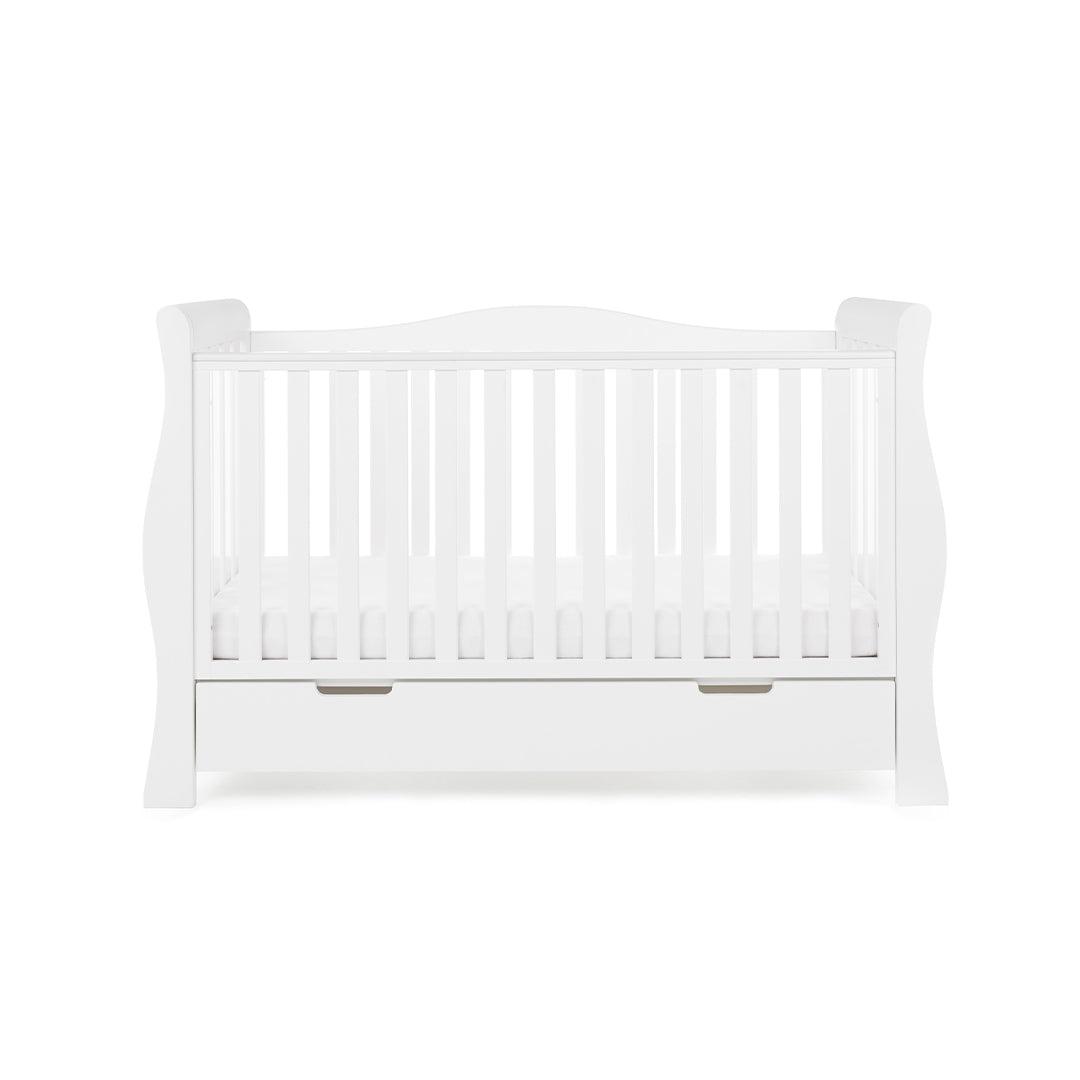 Obaby Stamford Luxe 4 Piece Room Set - White-Nursery Sets- | Natural Baby Shower