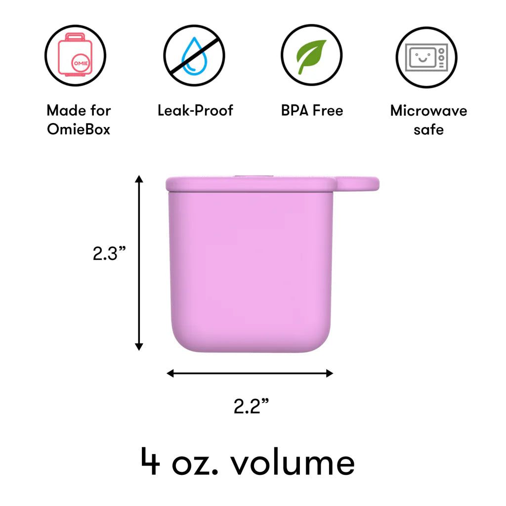 OmieBox Bento Kutusu İç Bölme Kapları 2li Kırmızı ve Sarı