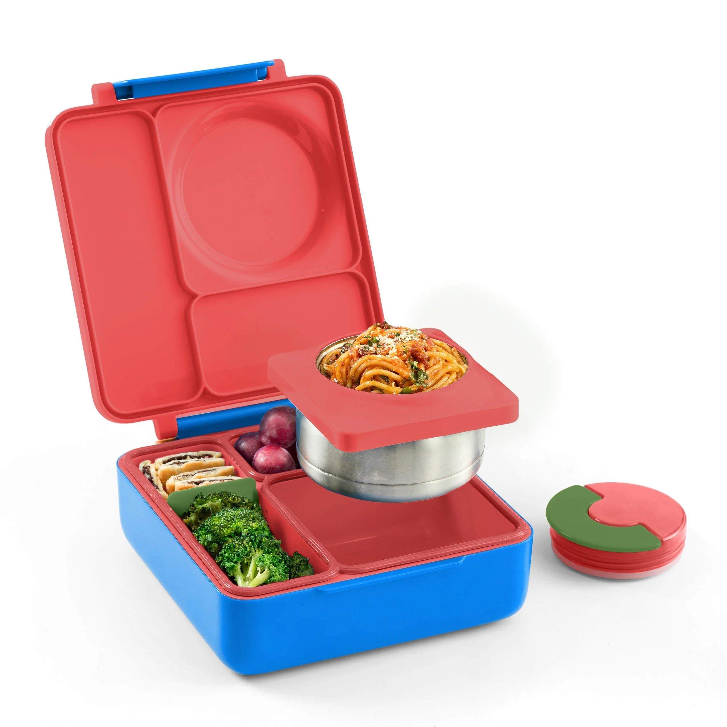 OmieBox Isı Yalıtımlı Kırmızı Bento Yemek Kutusu