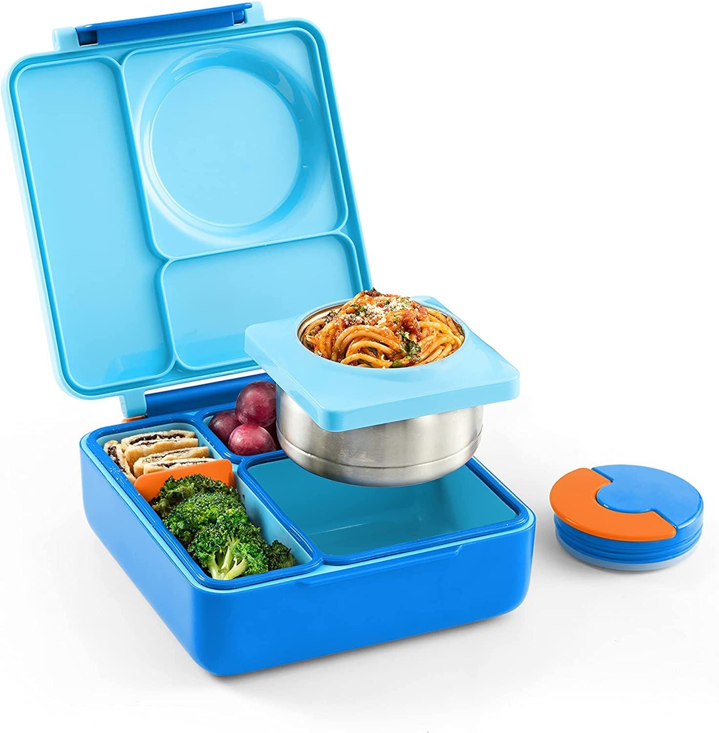 OmieBox - Isı Yalıtımlı Mavi Bento Yemek Kutusu