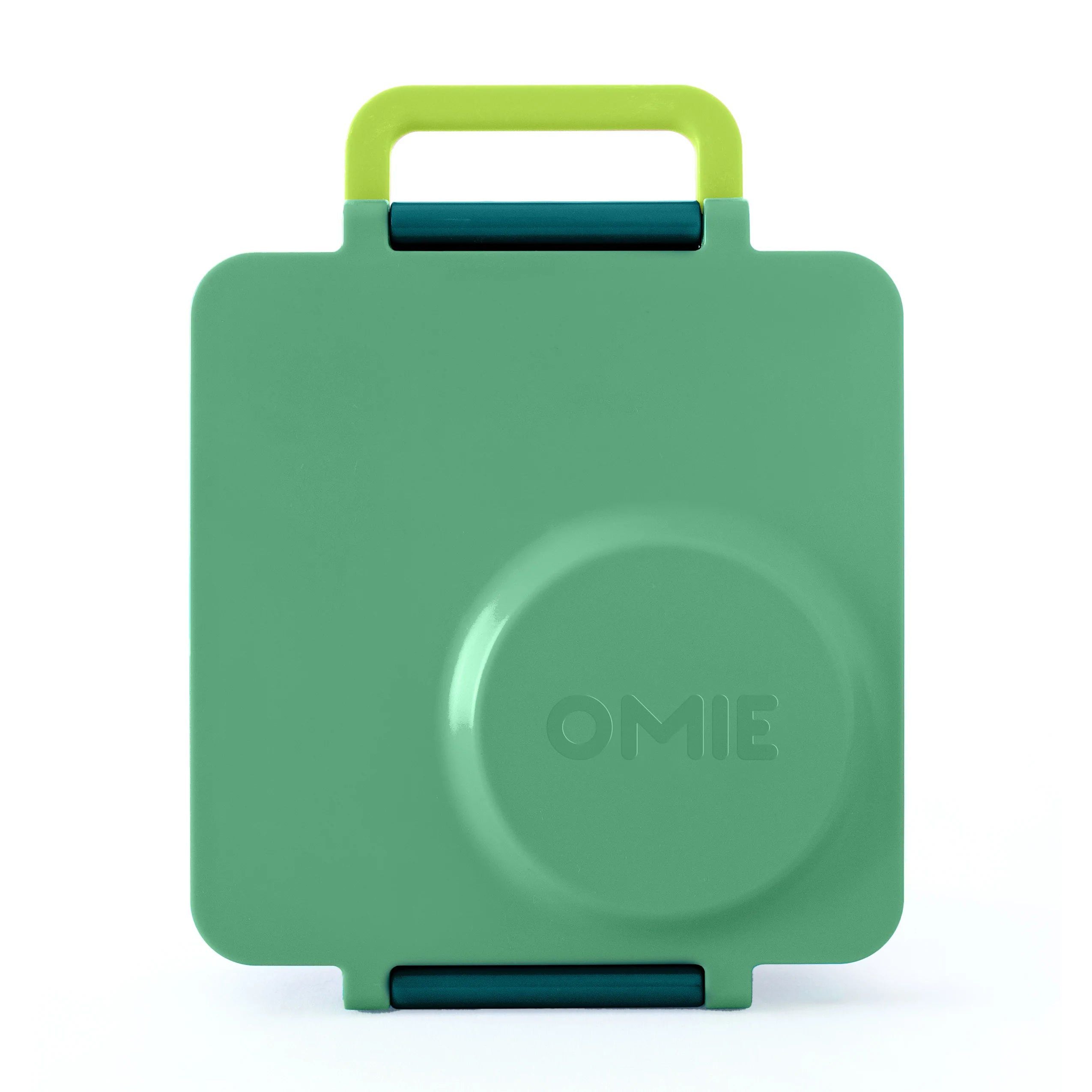 OmieBox - علبة طعام بينتو خضراء معزولة حرارياً