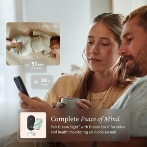 Owlet Dream Sight - White-Baby Monitors-White- | Natural Baby Shower