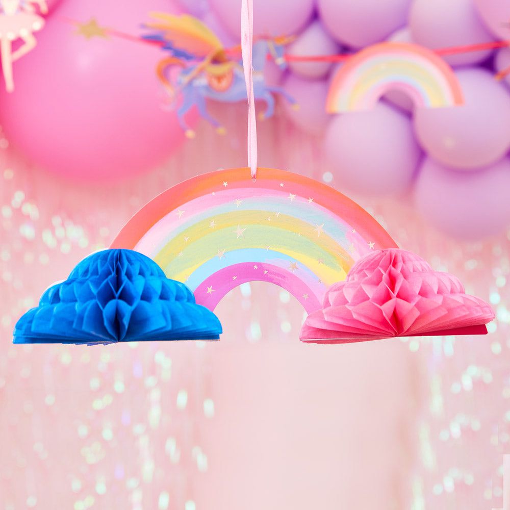 Party Pieces - Unicorn 5li Parti Asma Süsleri
