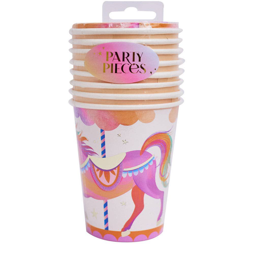 Party Pieces - Unicorn 8li Parti Karton Bardakları