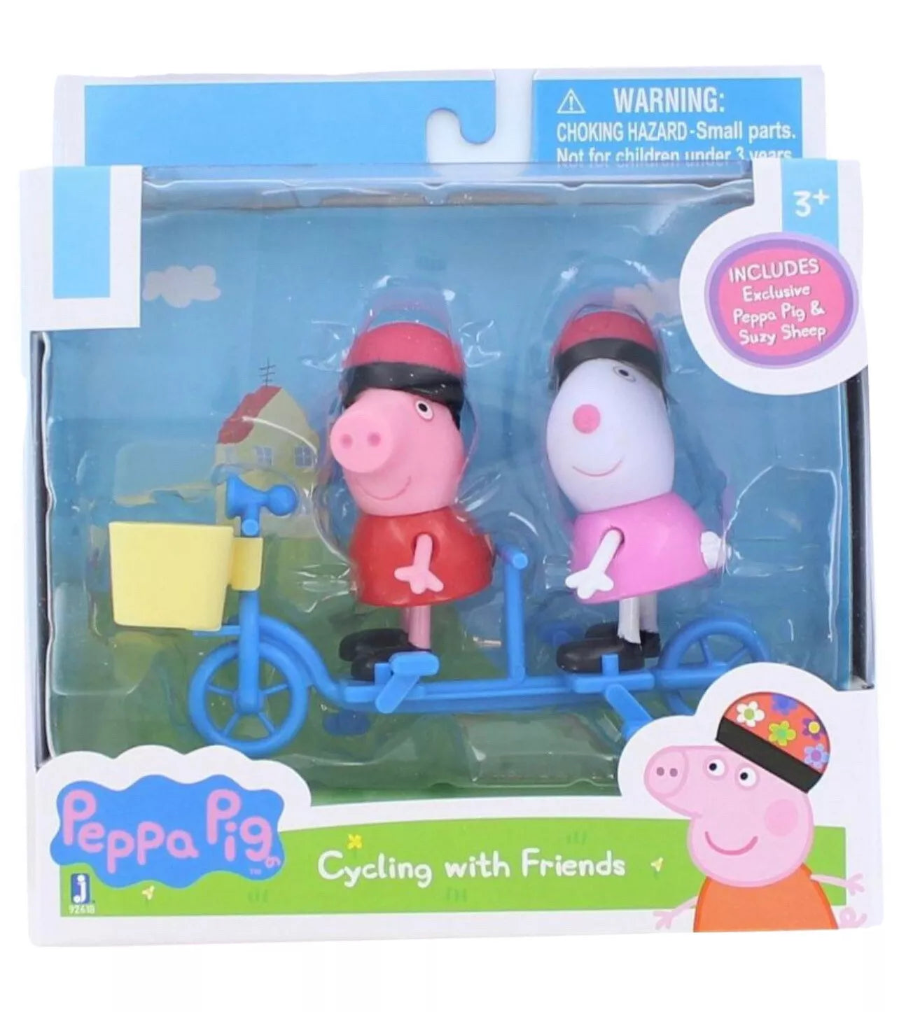 Peppa Pig - Arkadaşıyla Bisiklet Gezisinde Figür Oyuncak Seti