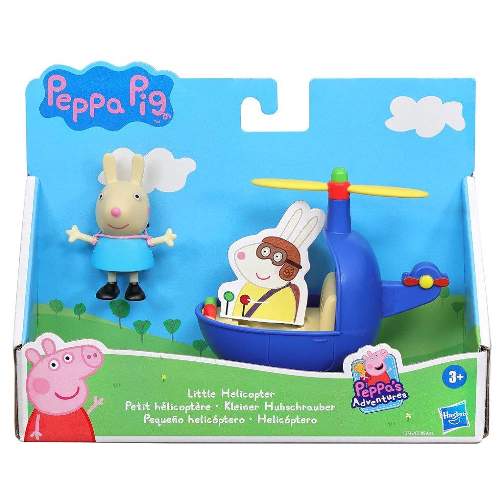 Peppa Pig - Tekli Figür ve Araç Minik Helikopter Oyuncak Seti