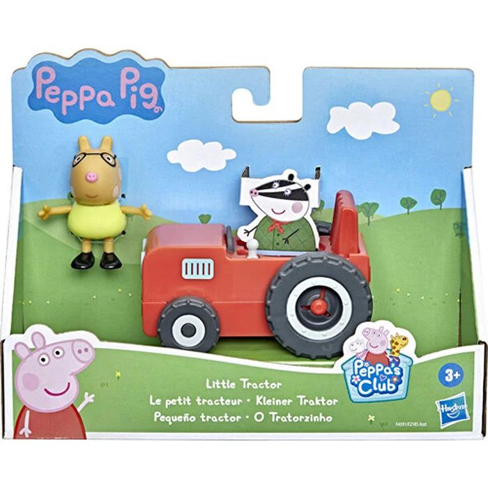 Peppa Pig - Tekli Figür ve Araç Minik Traktör Oyuncak Seti