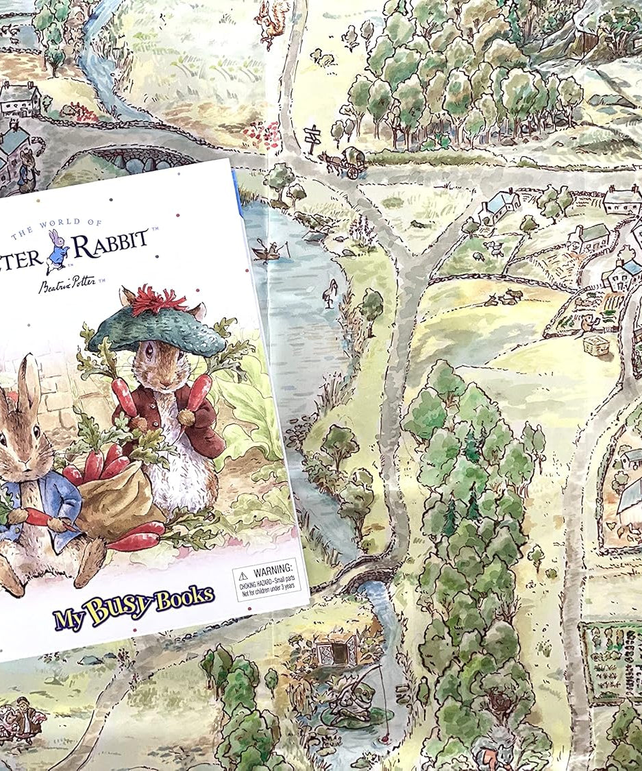 فيدال - كتاب نشاط وقصة باللغة الإنجليزية مع دمية شخصية الأرنب بيتر