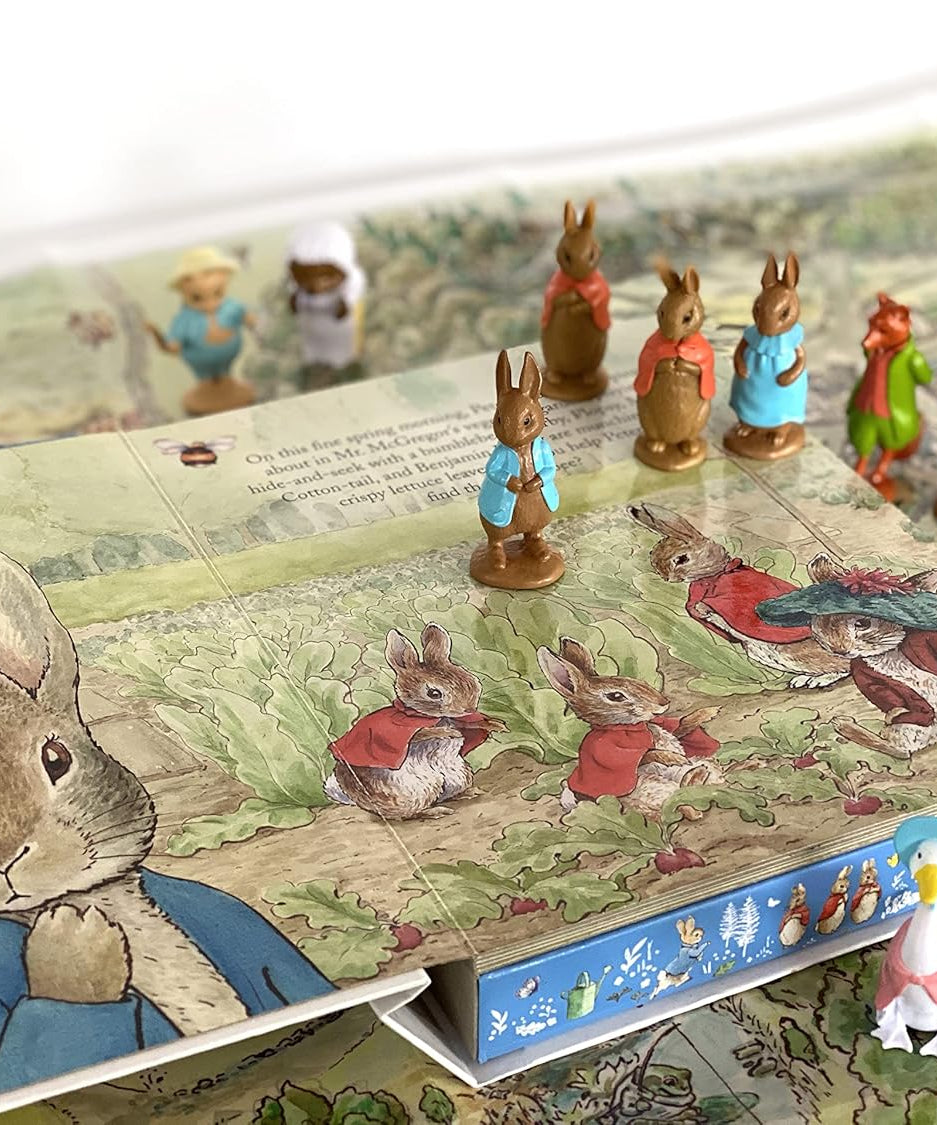 فيدال - كتاب نشاط وقصة باللغة الإنجليزية مع دمية شخصية الأرنب بيتر