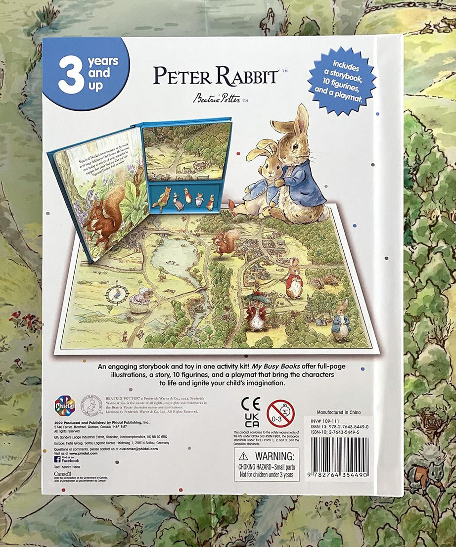 فيدال - كتاب نشاط وقصة باللغة الإنجليزية مع دمية شخصية الأرنب بيتر