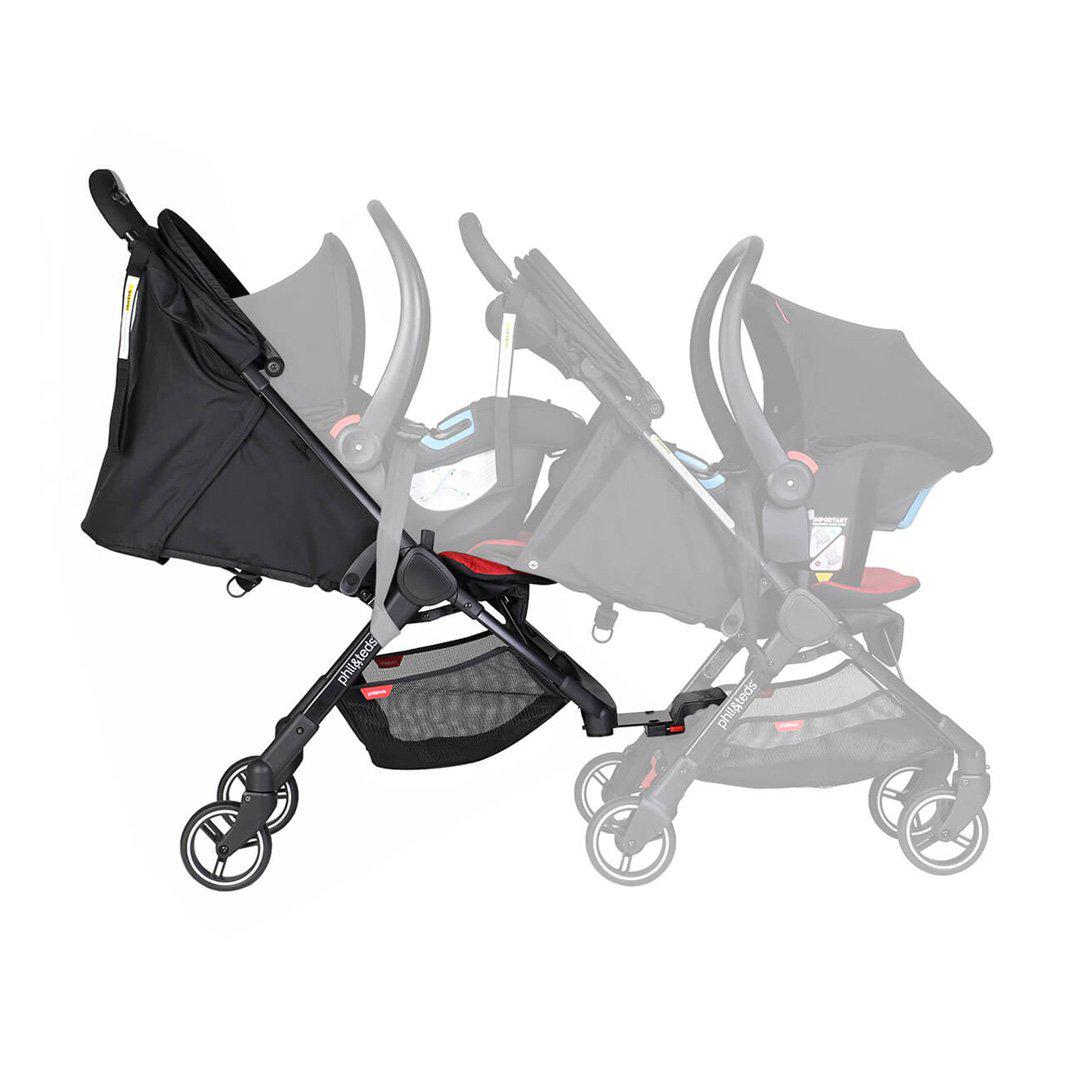 [Bundled] Phil & Teds Go Double Kit-Strollers- | Natural Baby Shower