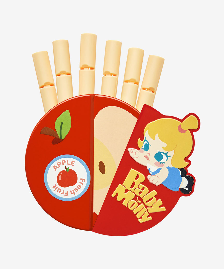 بوب مارت - مجموعة صندوق تخزين مغناطيسي مغلق أصلي من سلسلة نكهات بيبي مولي بالفواكه