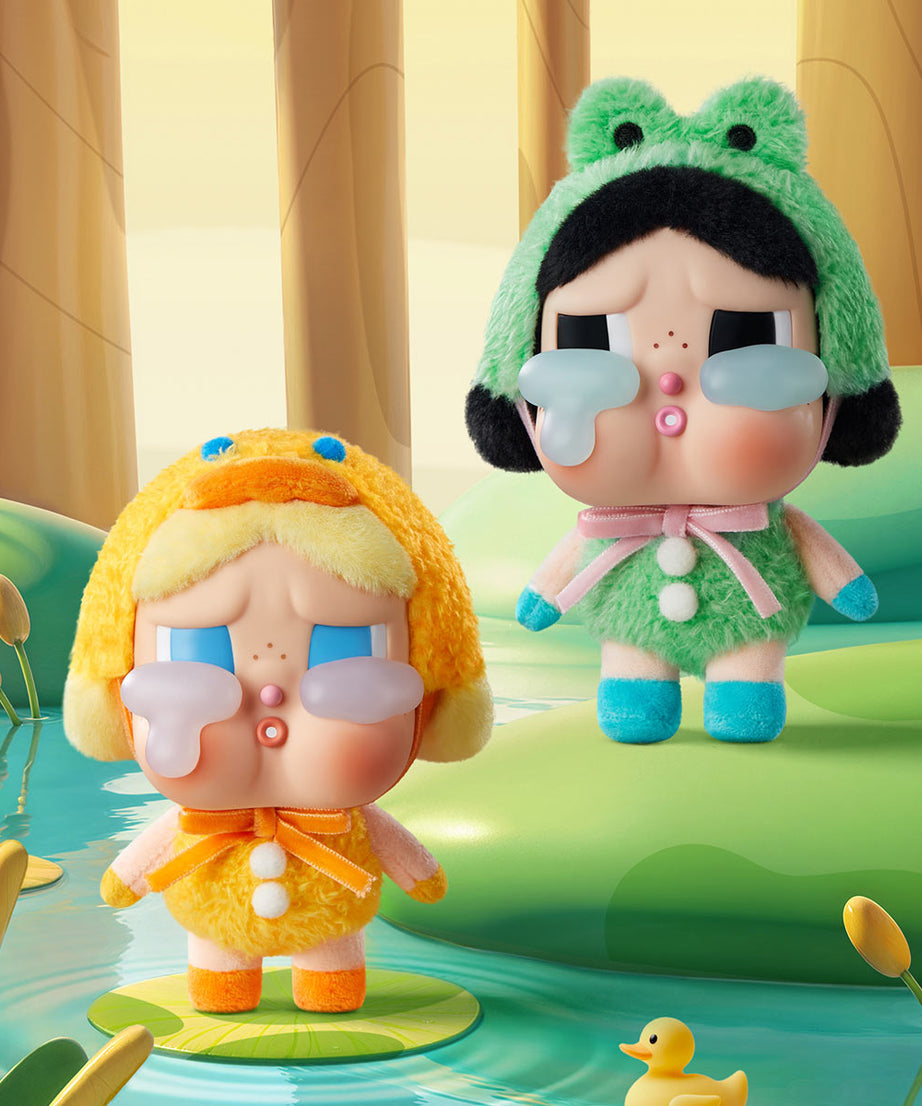 بوب مارت - دمية فينيل محشوة أصلية من سلسلة Crybaby Crying Again، حزمة مفاجئة عمياء