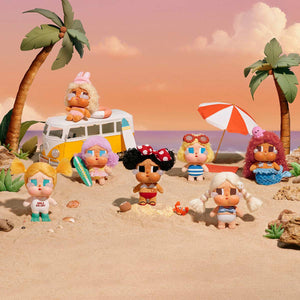 Pop Mart - Orijinal Crybaby Vacation Mode On Serisi Vinil Peluş Bebek Süpriz Kör Paket